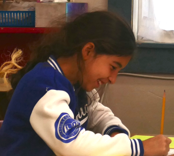 Student in Kathy's Classroom